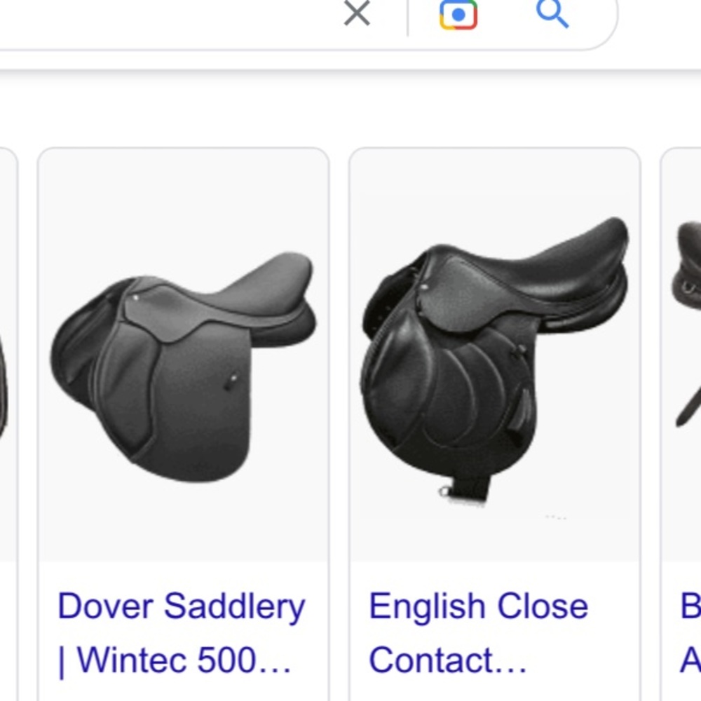 Looking for black English jumping saddles